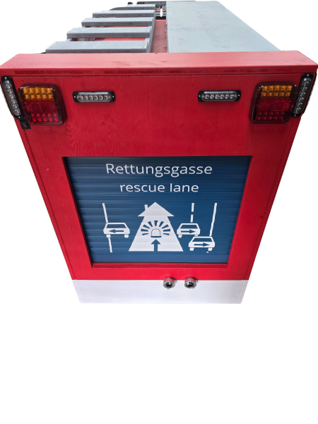 Bollerwagen "Feuerwehr-Version 2" inkl. Zubehör, Wasserpumpe und Wassertank